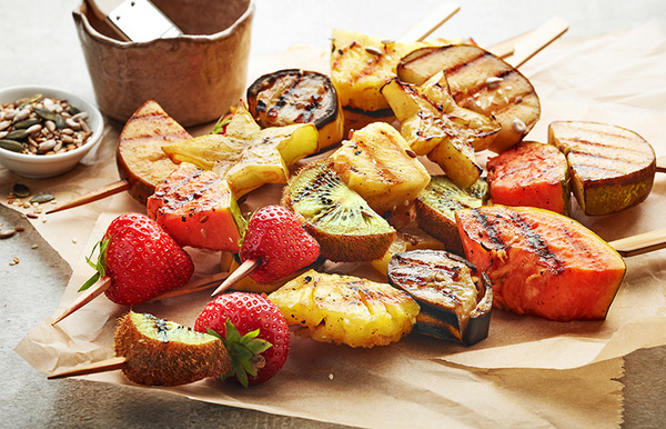 GRILLED FRUIT SKEWERS
