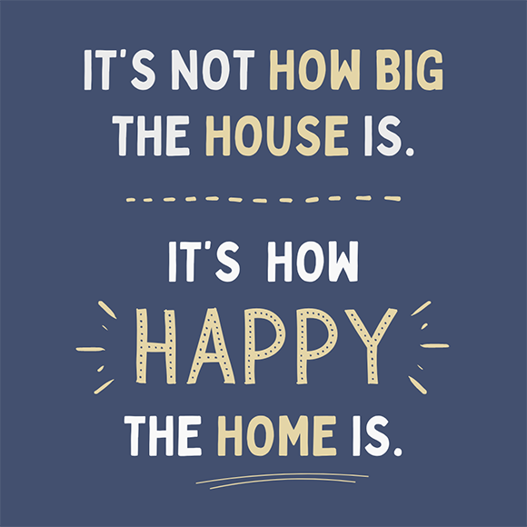 HAPPINESS STARTS @ HOME :)