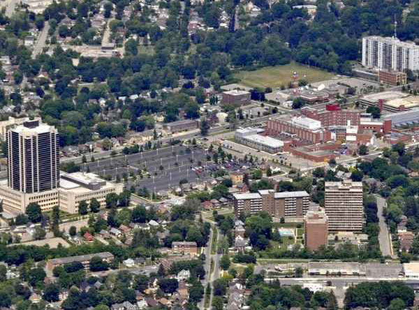 Aerial view Waterloo / Kitchener